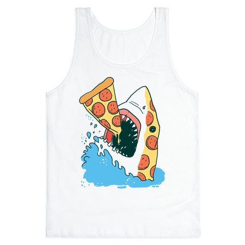 Pizza Shark Tank Top