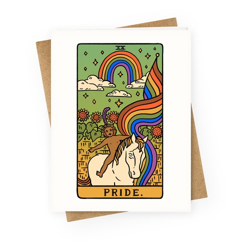 Pride Tarot Greeting Card