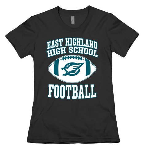East Highland High School Football Womens T-Shirt