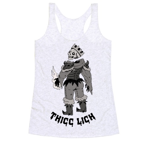 Thicc Lich Racerback Tank Top