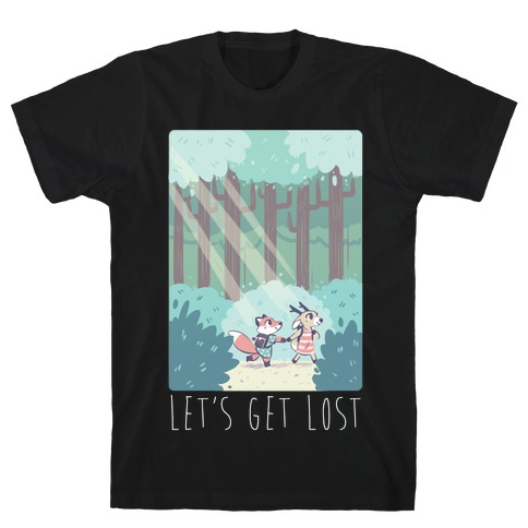 Let's Get Lost - Fox and Deer T-Shirt