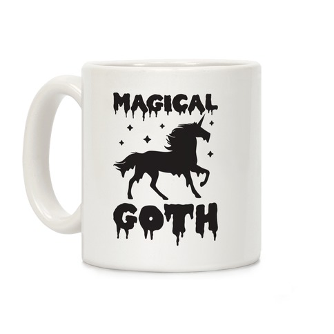 Magical Goth Unicorn Coffee Mug