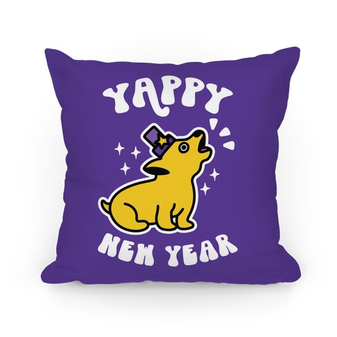 Yappy New Year Pillow