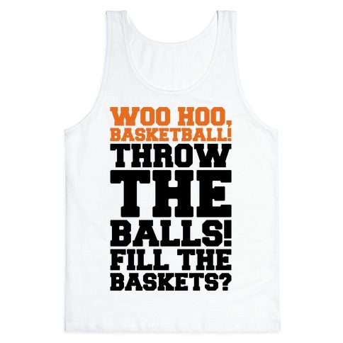 Woo Hoo Basketball Parody Tank Top