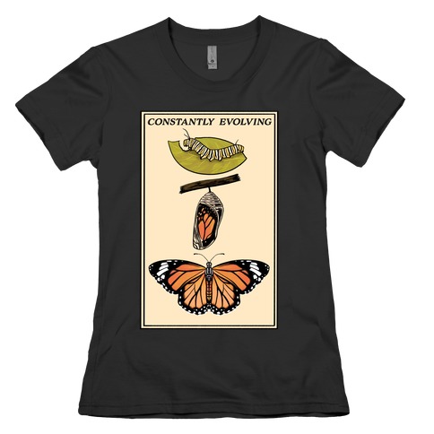 Constantly Evolving Monarch Butterfly Womens T-Shirt
