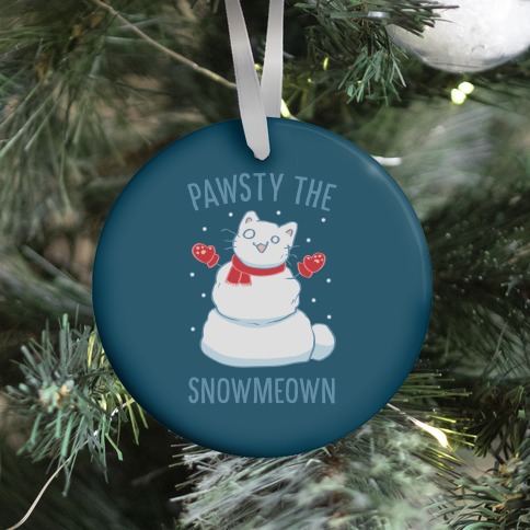 Pawsty The Snowmeown Ornament