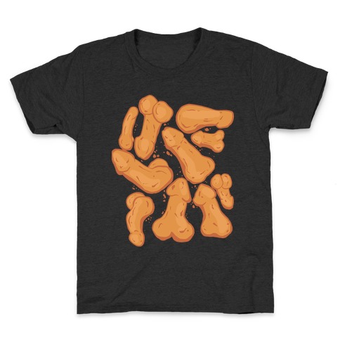 Penis Nuggets Pattern Kids T-Shirt
