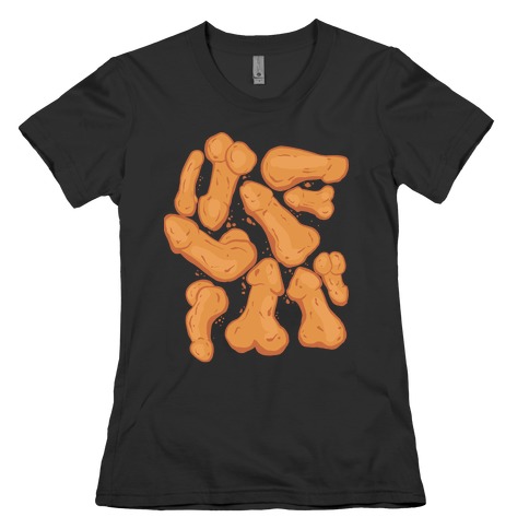 Penis Nuggets Pattern Womens T-Shirt