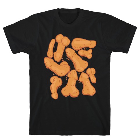 Penis Nuggets Pattern T-Shirt