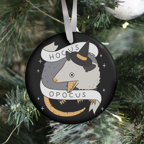 Hocus Opocus Opossum Ornament
