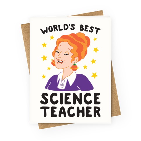 World's Best Science Teacher Greeting Card