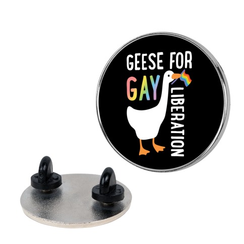 Geese For Gay Liberation Pin