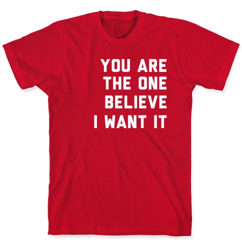 I Want It That Way Lyrics (1 of 2 pair) T-Shirts | LookHUMAN