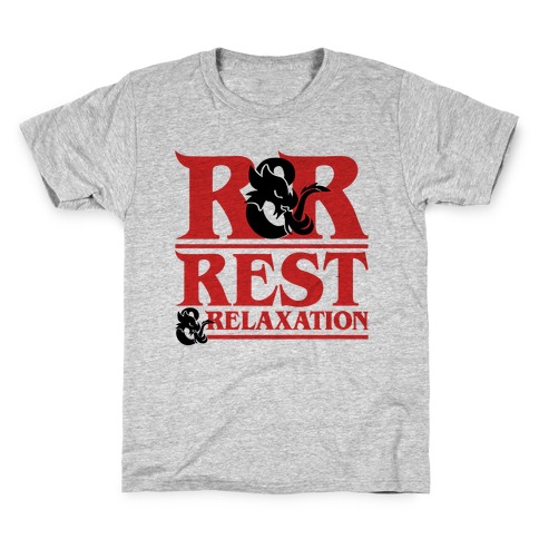 Rest & Relaxation D&D Parody Kids T-Shirt