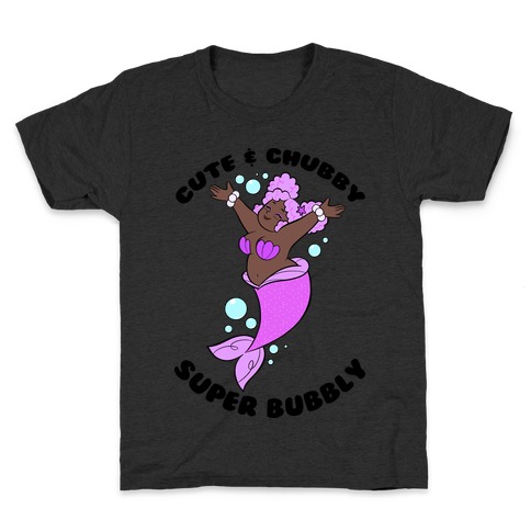 Cute & Chubby Super Bubbly Purple Kids T-Shirt