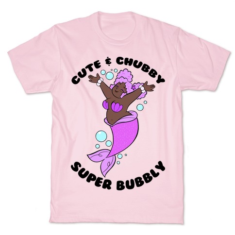 Cute & Chubby Super Bubbly Purple T-Shirt