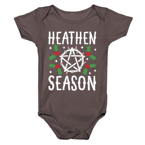 Heathen Season Christmas Baby One-Piece