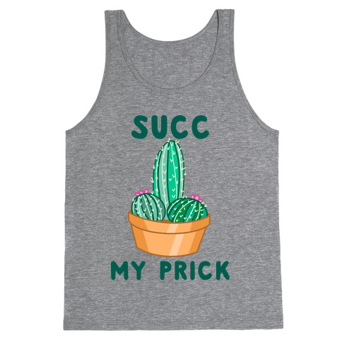 Succ My Prick Phallic Cactus Tank Top