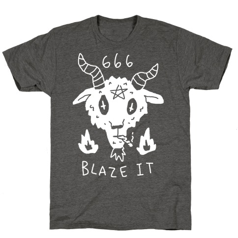 666 Blaze It Satan T-Shirt