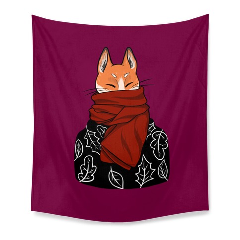 Autumn Fox Tapestry
