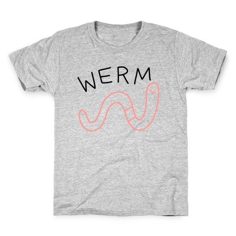 Werm Derpy Worm Kids T-Shirt