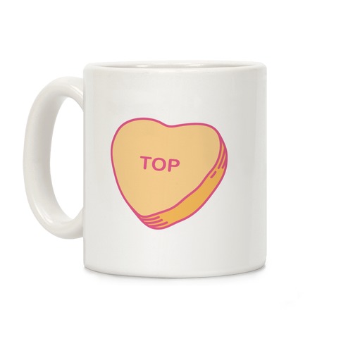 Top Candy Heart Coffee Mug