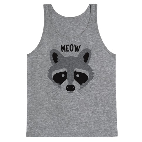 Meow Raccoon Tank Top