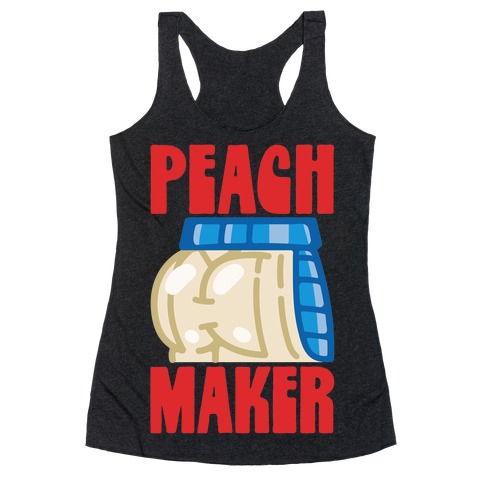 Peach Maker Parody Racerback Tank Top