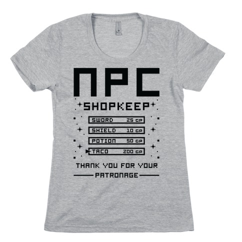 NPC ShopKeep Womens T-Shirt