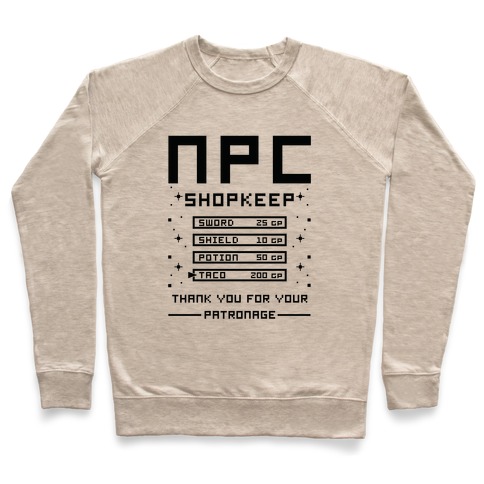 NPC ShopKeep Pullover