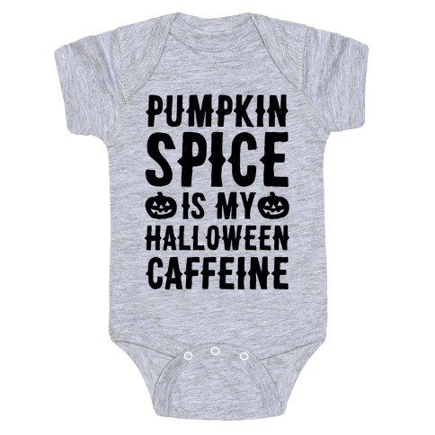 Halloween Caffeine  Baby One-Piece