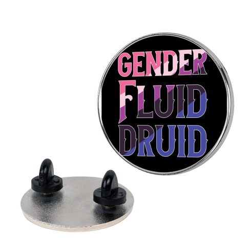 Genderfluid Druid Pin
