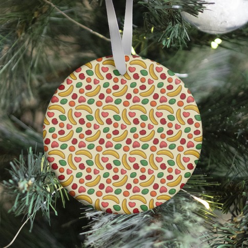 90's Fruit Candy Pattern Ornament