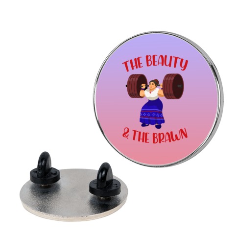 The Beauty and the Brawn Pin