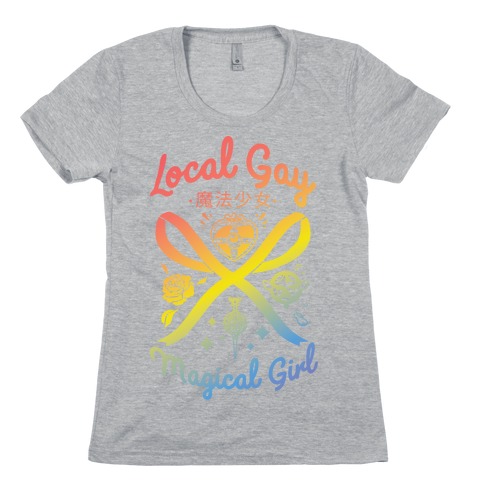Local Gay Magical Girl Womens T-Shirt