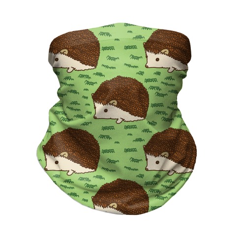 Cute Hedgehog Pattern Neck Gaiter