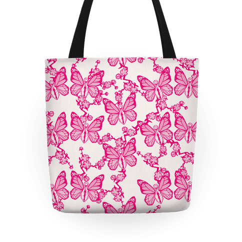 Butterfly Vagina Pattern - Totes - HUMAN