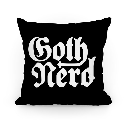 Goth Nerd Pillow