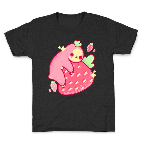 Strawberry Sloth Kids T-Shirt
