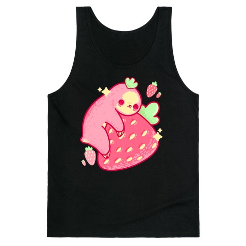 Strawberry Sloth Tank Top