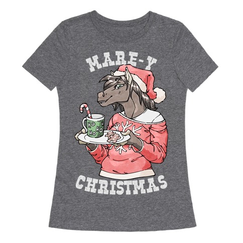 Mare-y Christmas Womens T-Shirt
