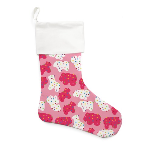 Frosted Animal Cracker Pattern Stocking