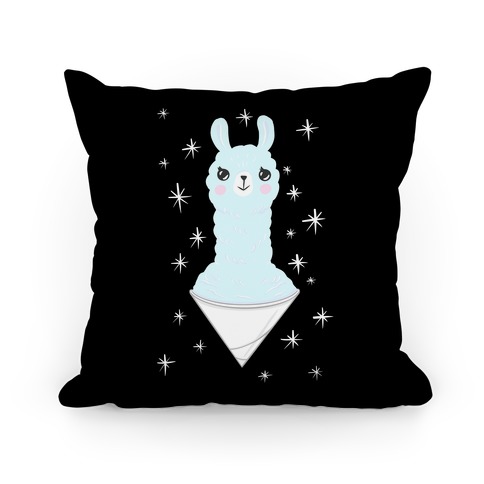 Llama Snow Cone Pillow