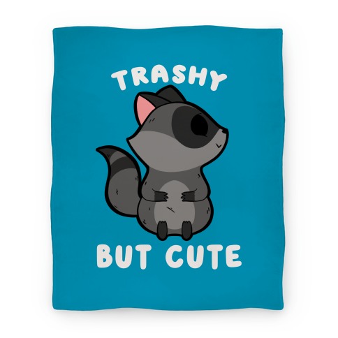 Trashy But Cute Raccoon Blanket