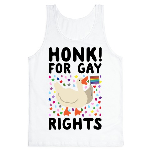 Honk For Gay Rights Tank Top