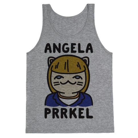 Angela Prrkel Parody Tank Top