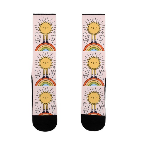Solar Power Rainbow Sock