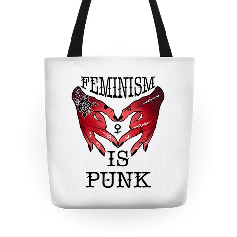 Feminism Is Punk Tote