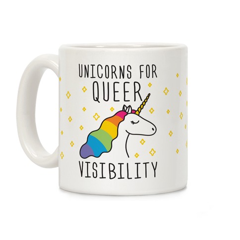 Unicorns For Queer Visibility Coffee Mug