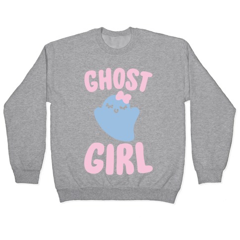 Ghost Girl White Print Pullover